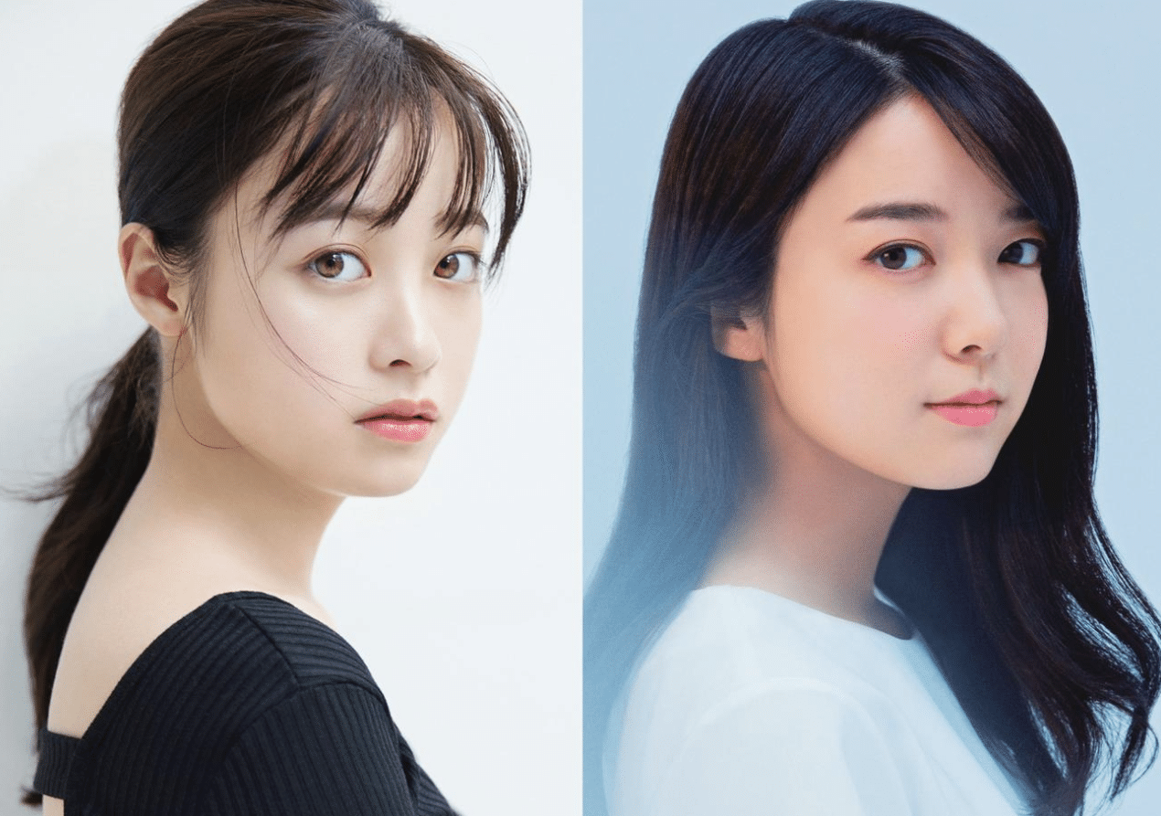 Kana Hashimoto (left) and Mone Kamishiraishi (right) have been double-cast in the role of Chihiro. Image Source: NikkanSports.