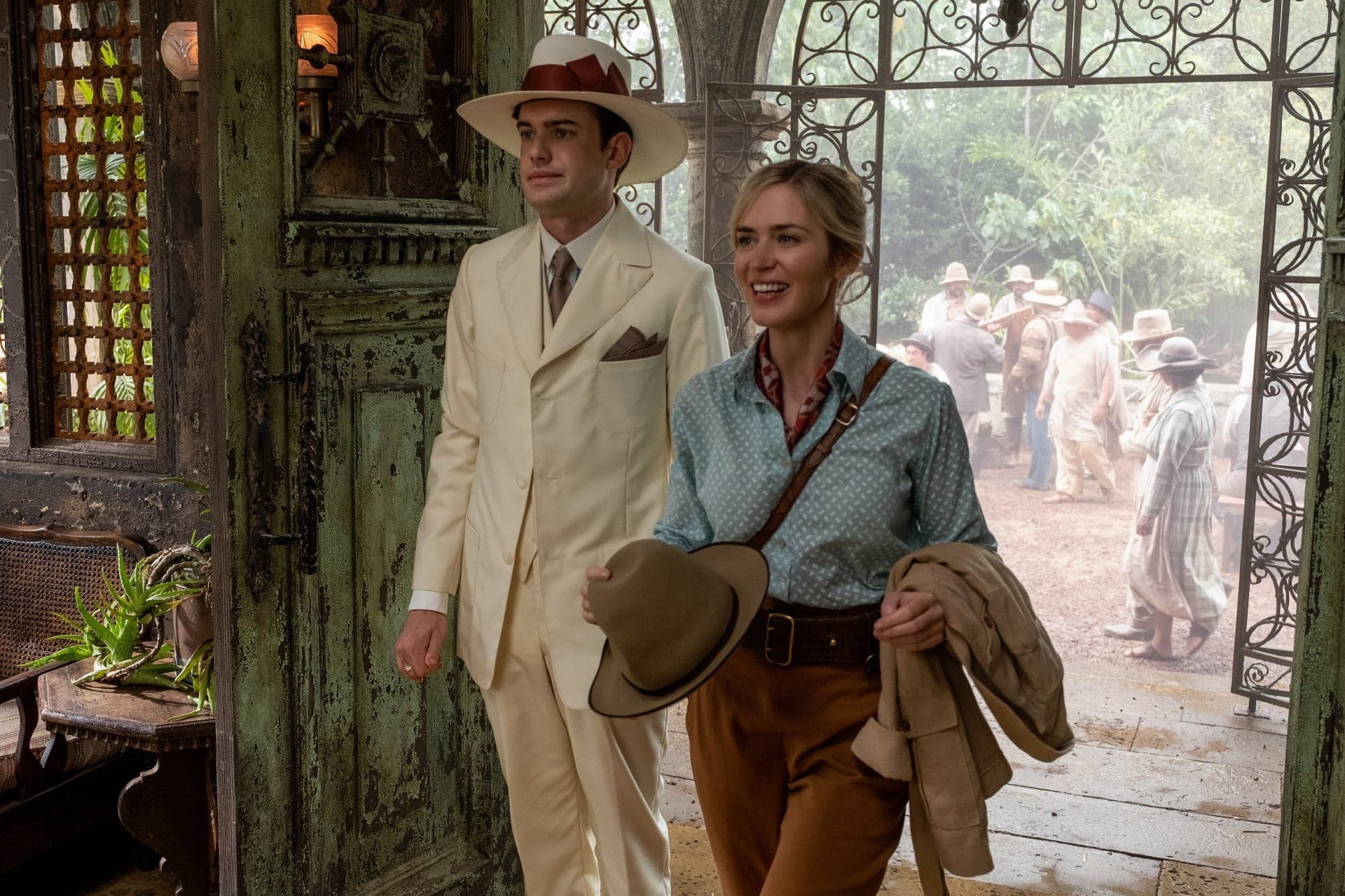 Jack Whitehall and Emily Blunt in Jungle Cruise