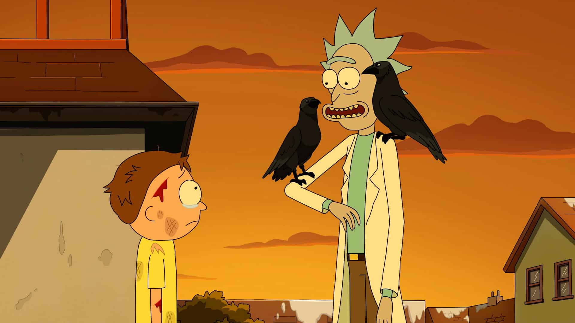 Morty Smith and Rick Sanchez in Rick and Morty