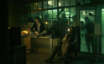 Michelle Gomez, Brendan Fraser, Diane Guerrero, Matt Bomer, April Bowlby, Joivan Wade, and Mark Sheppard in Doom Patrol Season 3 Episode 4