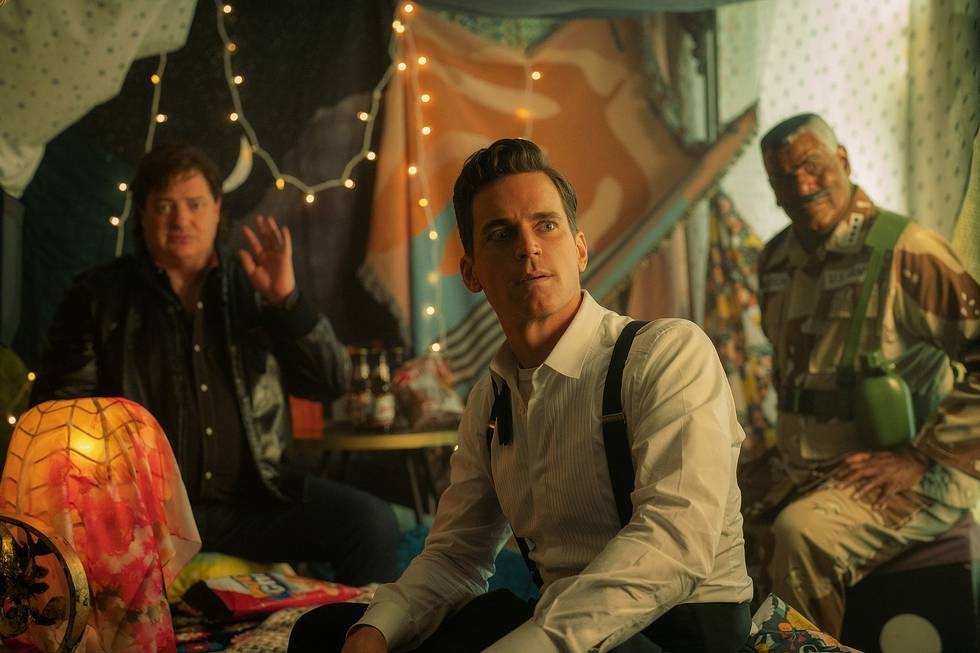 Brendan Fraser, Matt Bomer, and Richard Gant in Doom Patrol Season 3 Episode 8