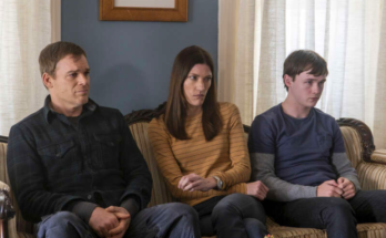 Michael C. Hall, Jennifer Carpenter, and Jack Alcott in Dexter: New Blood Episode 6