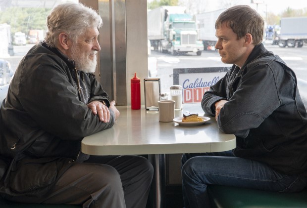 Clancy Brown and Michael C. Hall in Dexter: New Blood Episode 7