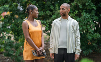 Issa Rae and Kendrick Sampson in Insecure Season 5 Episode 9