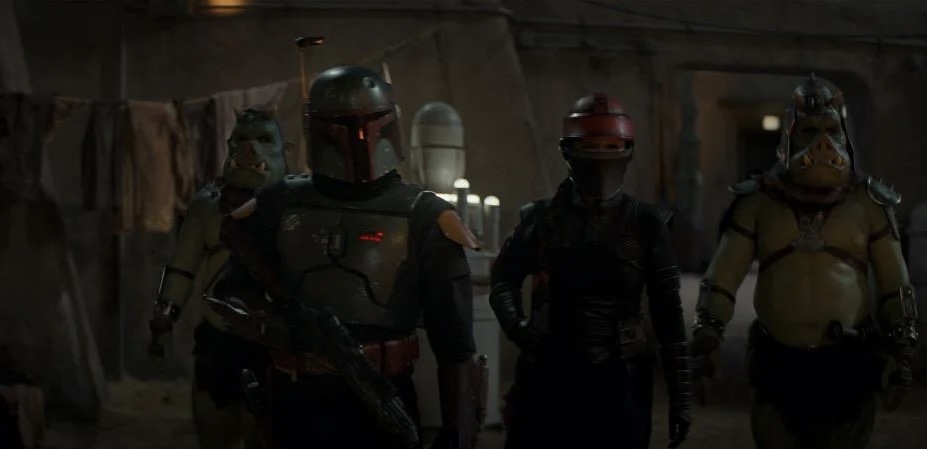 Temuera Morrison and Ming-Na Wen in The Book of Boba Fett Chapter 3