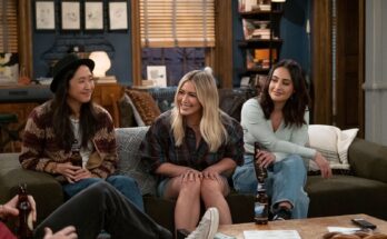 Tien Tran, Hilary Duff, and Francia Raisa in How I Met Your Father Season 1 Episode 3
