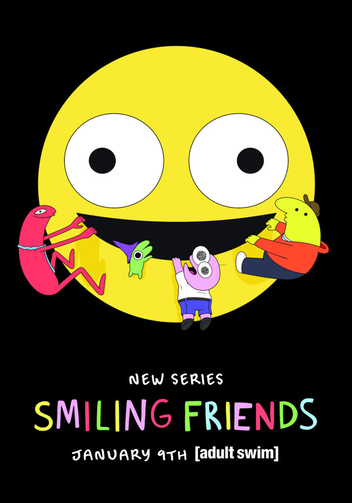 Michael Cusack and Zach Hadel in Adult Swim's Smiling Friends