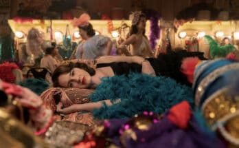 Rachel Brosnahan in Amy Sherman-Palladino's Prime Video period comedy-drama series, The Marvelous Mrs. Maisel Season 4 Episode 2