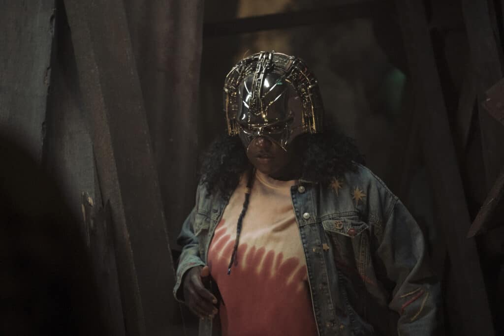 Danielle Brooks in James Gunn's HBO Max action comedy-drama superhero series, Peacemaker Season 1 Episode 8