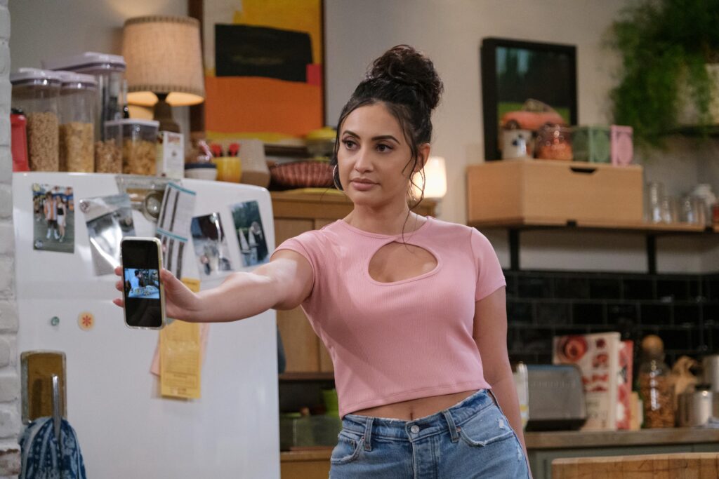 Francia Raisa in Isaac Aptaker and Elizabeth Berger's Hulu romance comedy-drama series, How I Met Your Father, Season 1 Episode 6