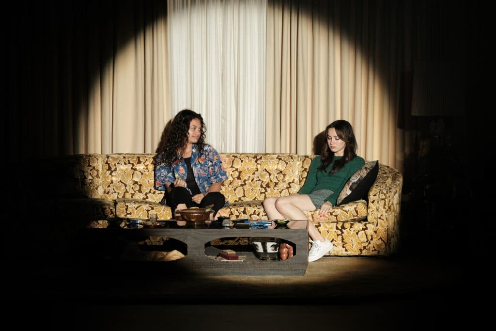 Aja Bair and Maude Apatow in Sam Levinson's HBO teen drama series, Euphoria, Season 2 Episode 7