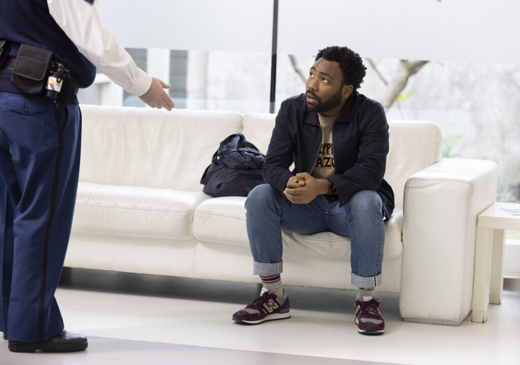 Donald Glover in Donald Glover's FX surreal comedy-drama series, Atlanta, Season 3 Episode 2