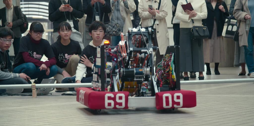 Japanese students from the Chiba Institute of Technology in the Disney Plus and SXSW science documentary, More Than Robots, directed by Gillian Jacobs
