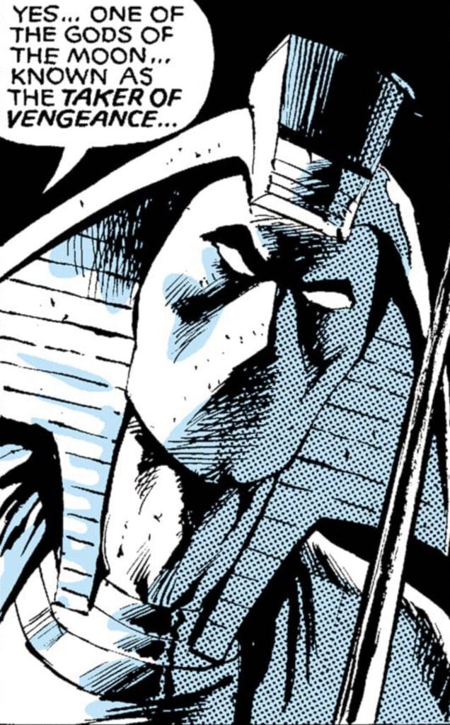 Khonshu in Moon Knight Volume 1 issue #1