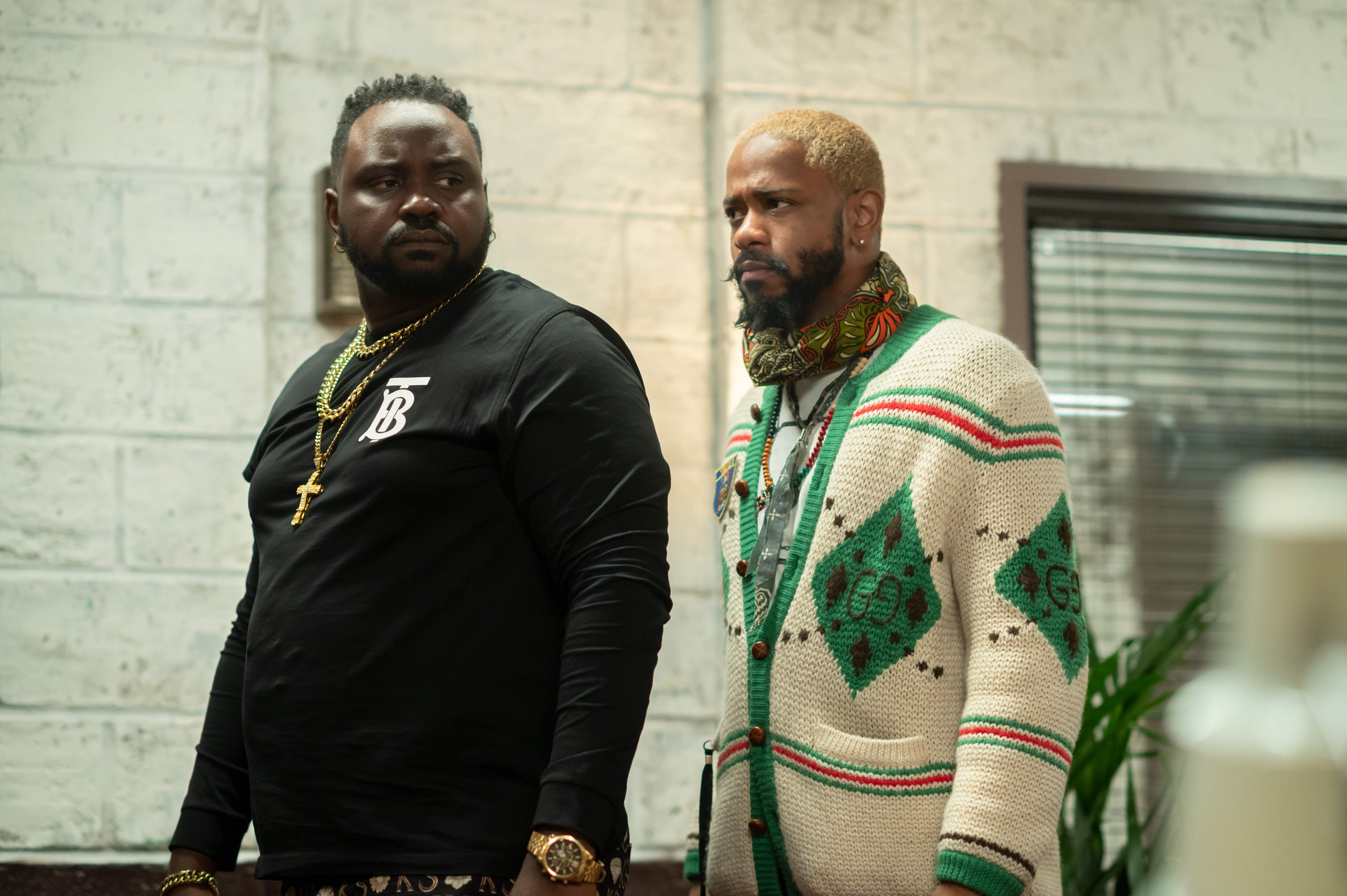Brian Tryee Henry and LaKeith Stanfield in Donald Glover's FX surreal comedy-drama series, Atlanta, Season 3 Episode 5