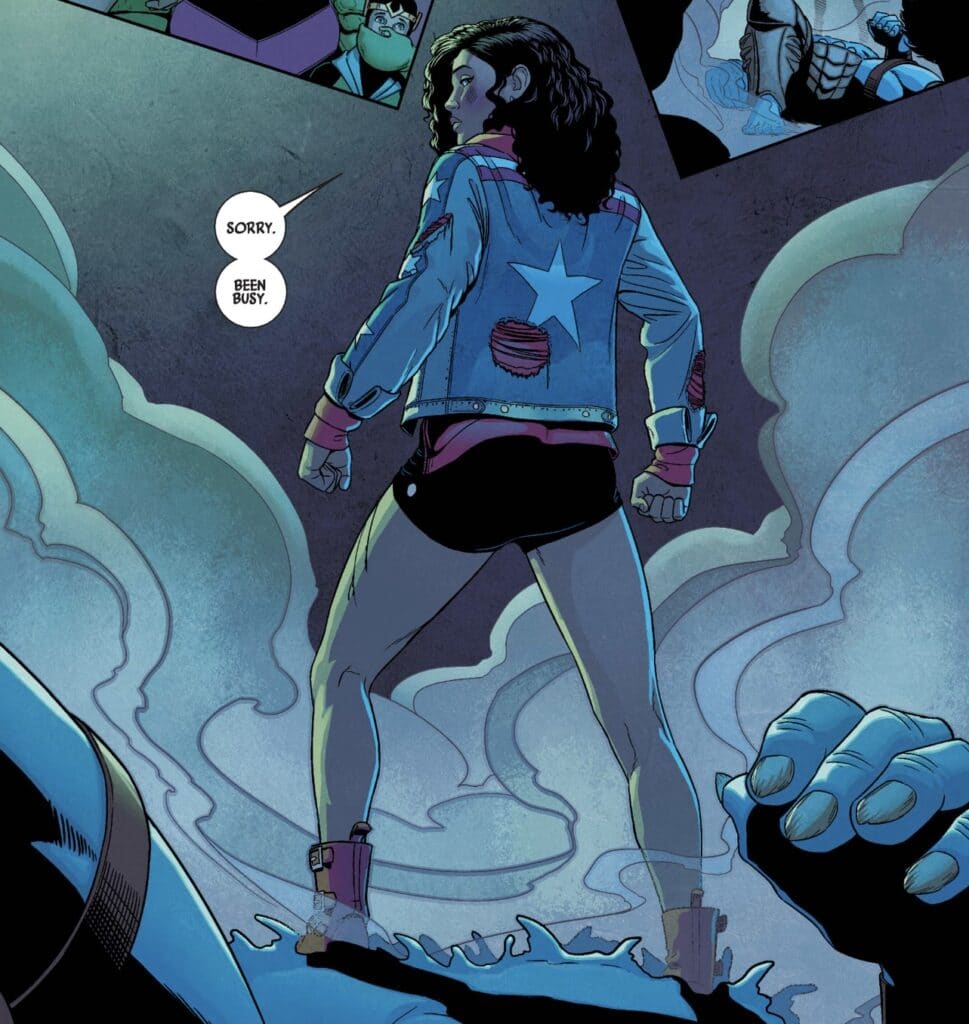 America Chavez in Young Avengers issue #3 2013. 