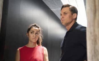 Cristin Milioti and Billy Magnussen in Alissa Nutting, Dean Bakopoulos, Patrick Somerville, and Christina Lee's HBO Max dark comedy series, Made for Love, Season 2 Episode 1