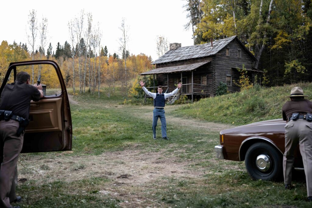 Andrew Garfield in Dustin Lance Black’s FX on Hulu true crime psychological drama limited series, Under the Banner of Heaven Episode 3