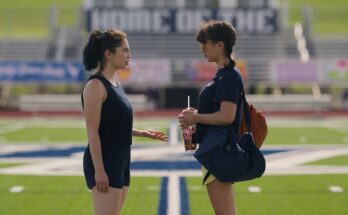 Auli'i Cravalho and Rowan Blanchard in Sammi Cohen's American High and Hulu teenage romantic comedy film, Crush