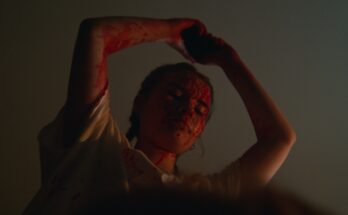 Carleigh Johnston in Francesca Scorsese's Tribeca horror thriller short film, Crimson Ties