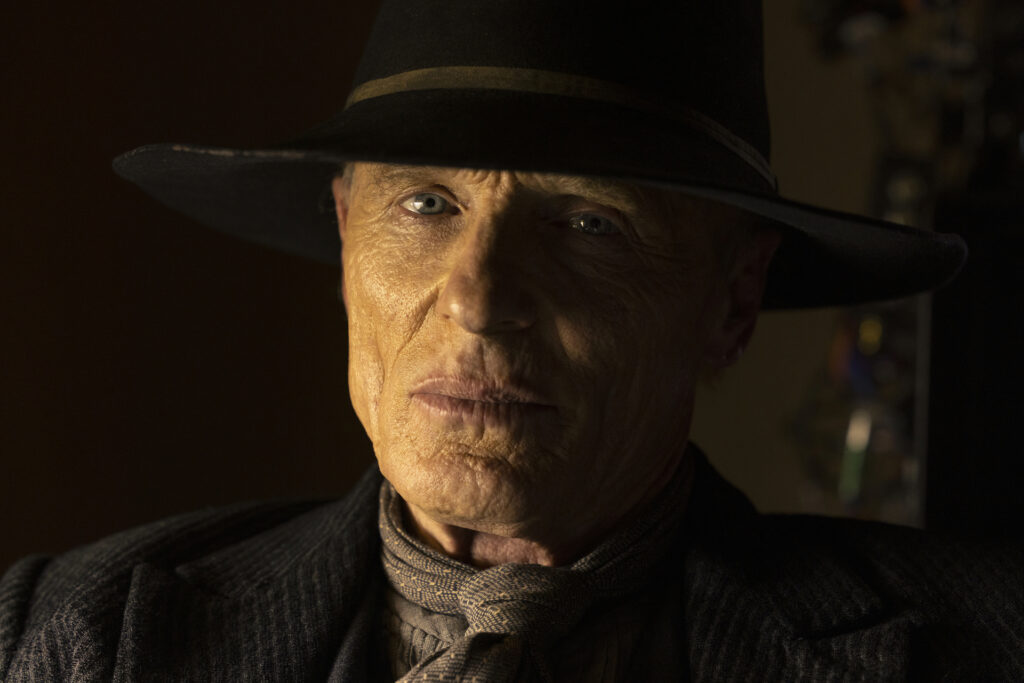 Ed Harris in Jonathan Nolan and Lisa Joy's hit HBO dystopian science-fiction drama series, Westworld Season 4 Episode 2