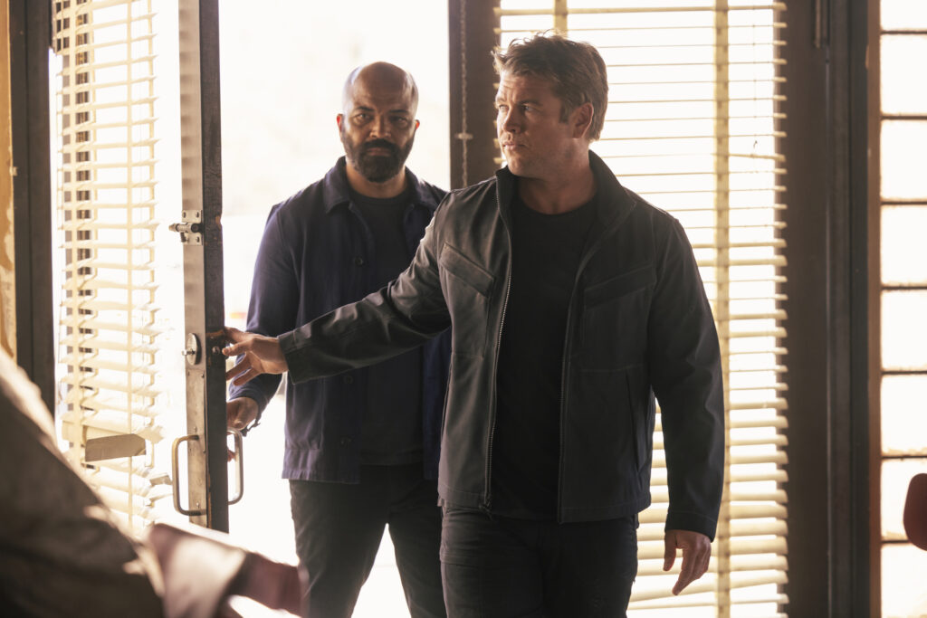 Jeffrey Wright and Luke Hemsworth in Jonathan Nolan and Lisa Joy's hit HBO dystopian science-fiction drama series, Westworld Season 4 Episode 3