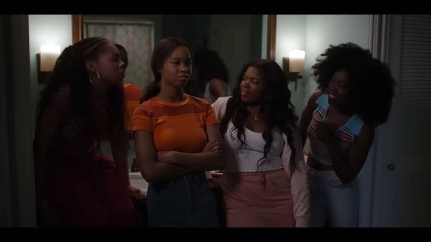 Kyla Drew, Quvenzhané Wallis, Kyanna Simone, and Raven Scott in Ryan Murphy and Brad Falchuk's FX on Hulu horror drama anthology series, American Horror Stories Season 2 Episode 5