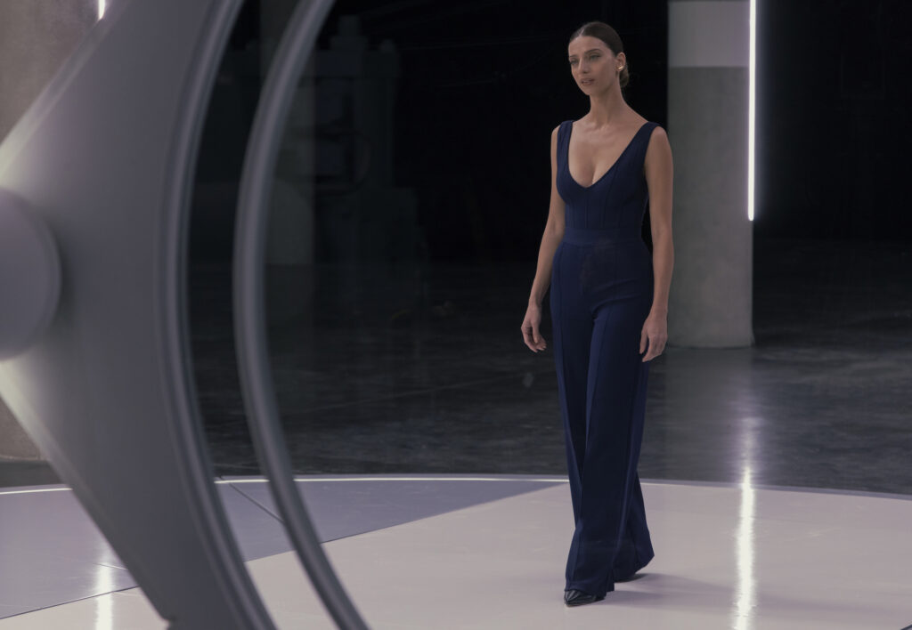 Angela Sarafyan in Jonathan Nolan and Lisa Joy's hit HBO dystopian science-fiction drama series, Westworld Season 4 Episode 8 