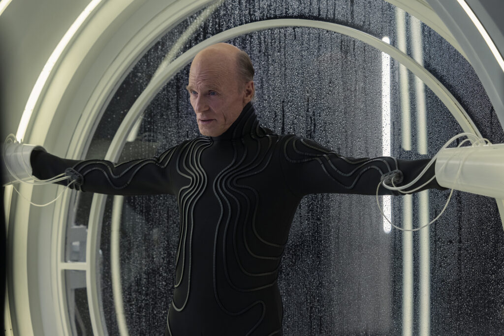 Ed Harris in Jonathan Nolan and Lisa Joy's hit HBO dystopian science-fiction drama series, Westworld Season 4 Episode 7