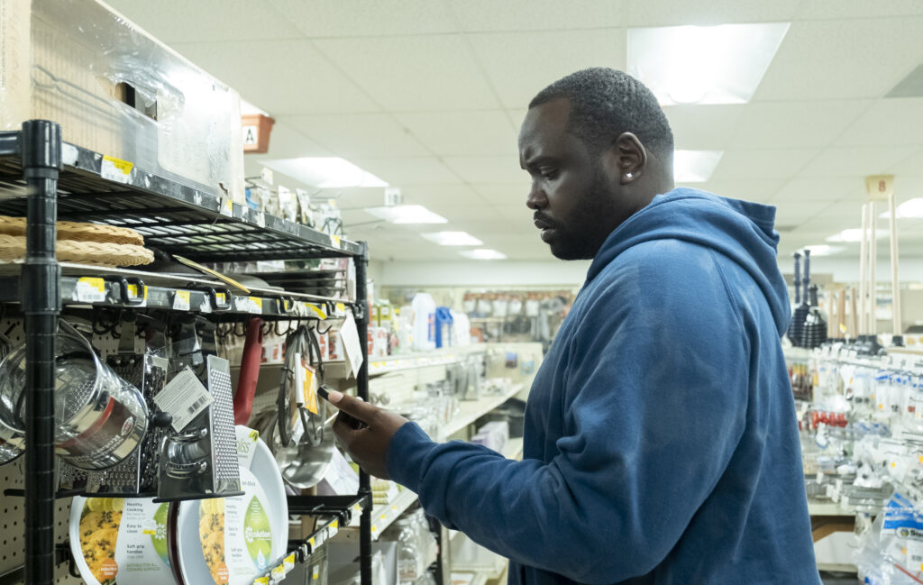 Brian Tyree Henry in Donald Glover's FX surreal comedy-drama series, Atlanta, Season 4 Episode 9