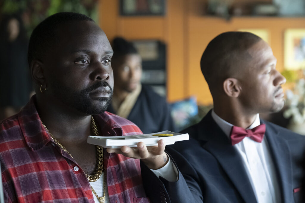 Brian Tyree Henry and Calvin Dutton in Donald Glover's FX surreal comedy-drama series, Atlanta, Season 4 Episode 10