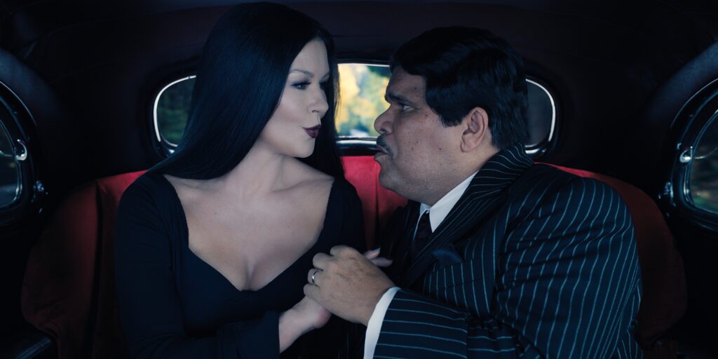 Catherine Zeta-Jones and Luis Guzmán Alfred Gough and Miles Millar's Netflix crime comedy supernatural horror series, Wednesday, Season 1 Episode 1