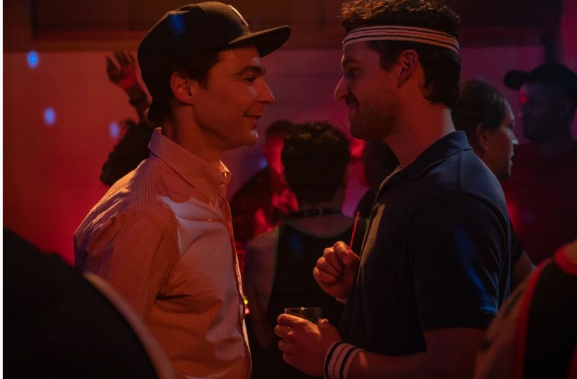 Jim Parsons and Ben Aldridge in Michael Showalter's romantic comedy-drama film, Spoiler Alert