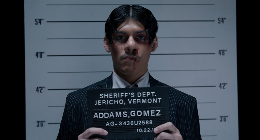 Lucius Hoyos in in Alfred Gough and Miles Millar's Netflix crime comedy supernatural horror series, Wednesday, Season 1 Episode 5