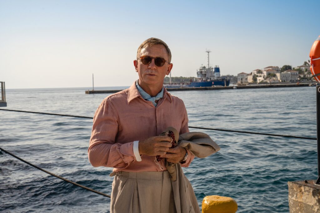 Daniel Craig in Rian Johnson's crime mystery comedy-drama film, Glass Onion