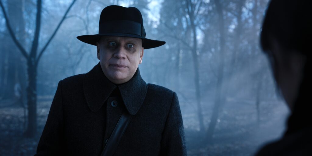 Fred Armisen in Alfred Gough and Miles Millar's Netflix crime comedy supernatural horror series, Wednesday, Season 1 Episode 7