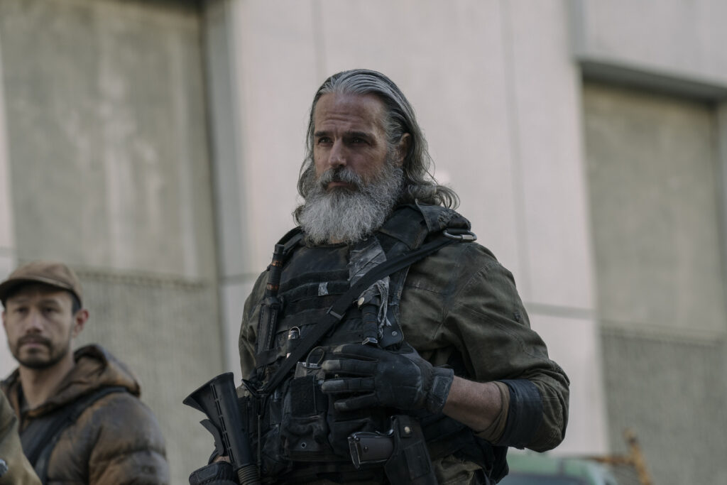 Jeffrey Pierce in Craig Mazin and Neil Druckmann's post-apocalyptic horror science-fiction action adventure drama adaptation series, The Last of Us, Season 1 Episode 4