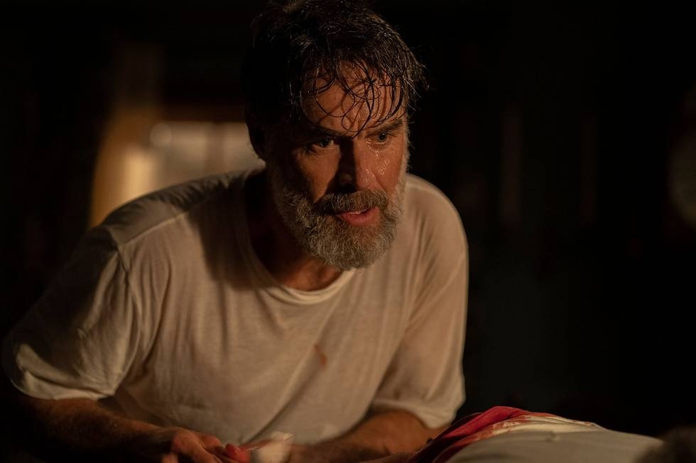 Murray Bartlett in Craig Mazin and Neil Druckmann's post-apocalyptic horror science-fiction action adventure drama adaptation series, The Last of Us, Season 1 Episode 3