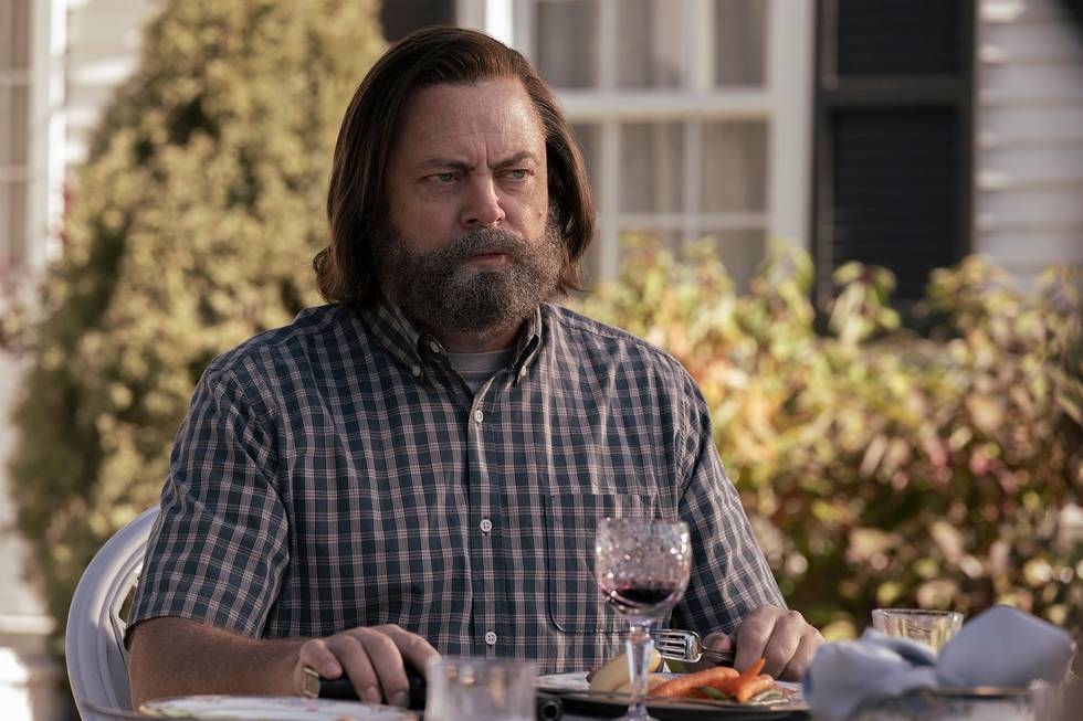 Nick Offerman in Craig Mazin and Neil Druckmann's post-apocalyptic horror science-fiction action adventure drama adaptation series, The Last of Us, Season 1 Episode 3
