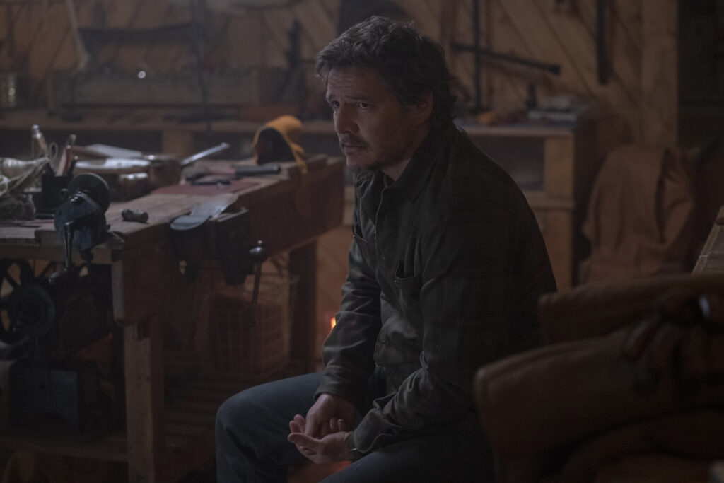 Pedro Pascal in Craig Mazin and Neil Druckmann's post-apocalyptic horror science-fiction action adventure drama adaptation series, The Last of Us, Season 1 Episode 6