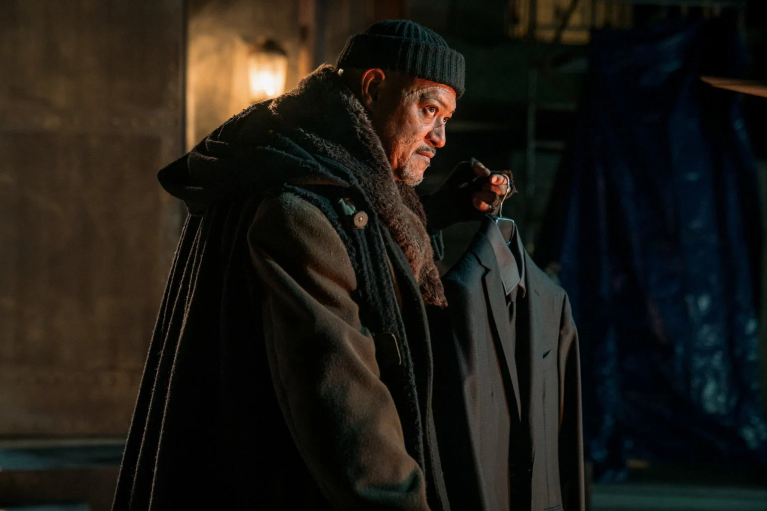 Laurence Fishburne in Chad Stahelski's neo-noir action crime thriller film, John Wick Chapter 4