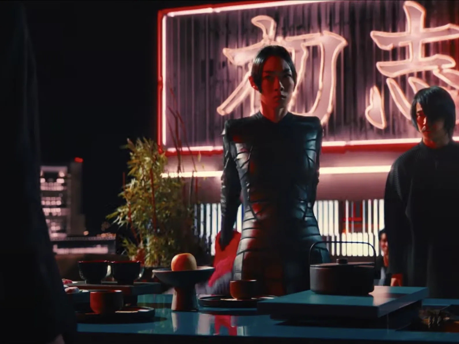 Rina Sawayama in Chad Stahelski's neo-noir action crime thriller film, John Wick Chapter 4