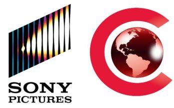 Sony Picuters logo and CinemaCon logo