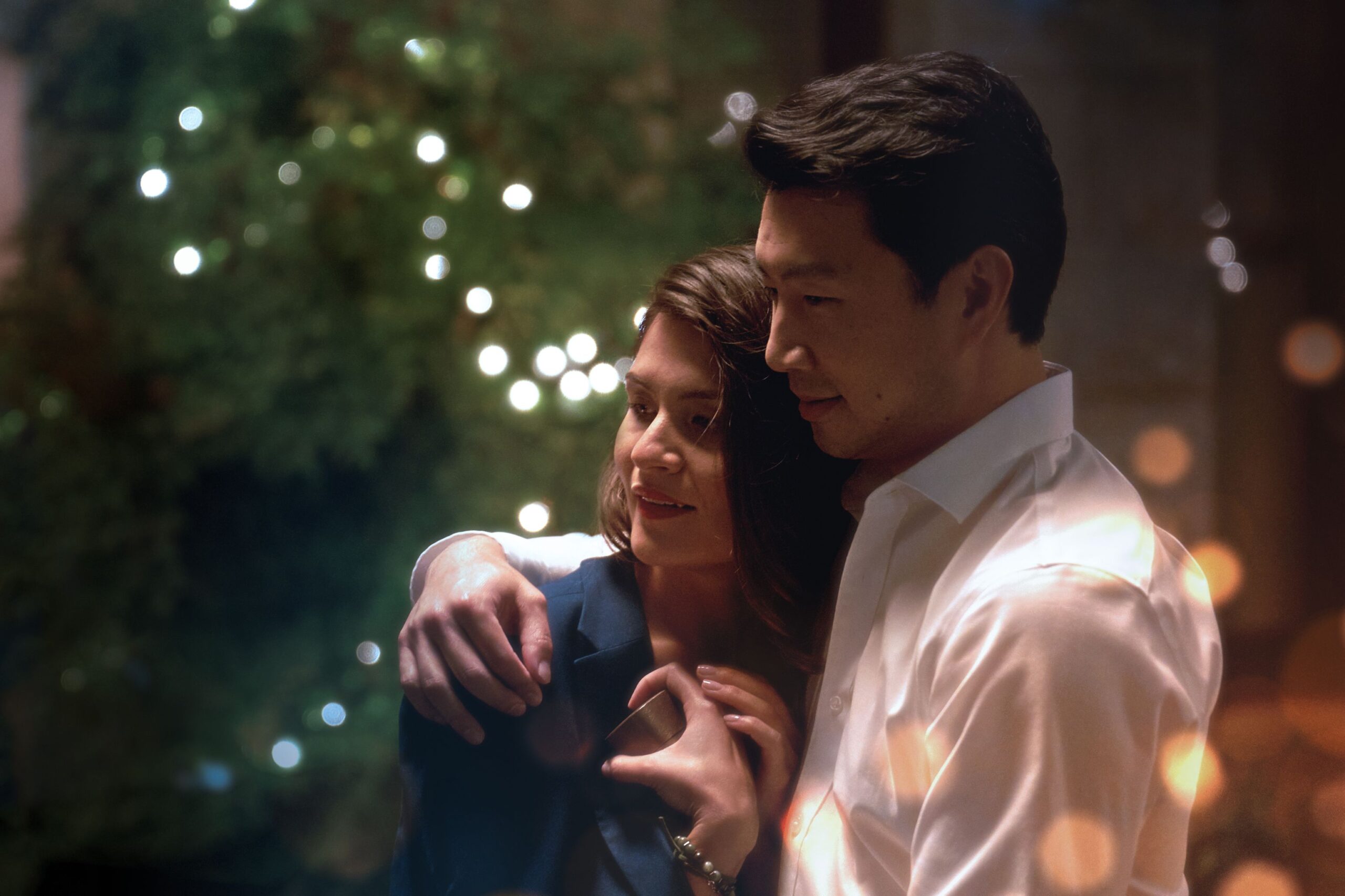 Phillipa Soo and Simu Liu in Andy Fickman's romance comedy-drama film, One True Loves