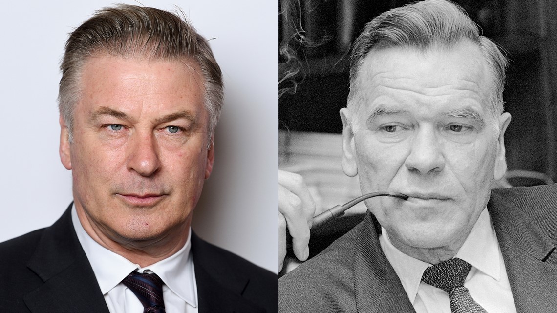 Kent State President Robert White and Alec Baldwin