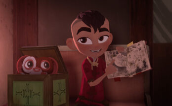 AJ Locascio and Izaac Wang in Tze Chun's animated adventure-fantasy comedy series, Gremlins Secrets of the Mogwai