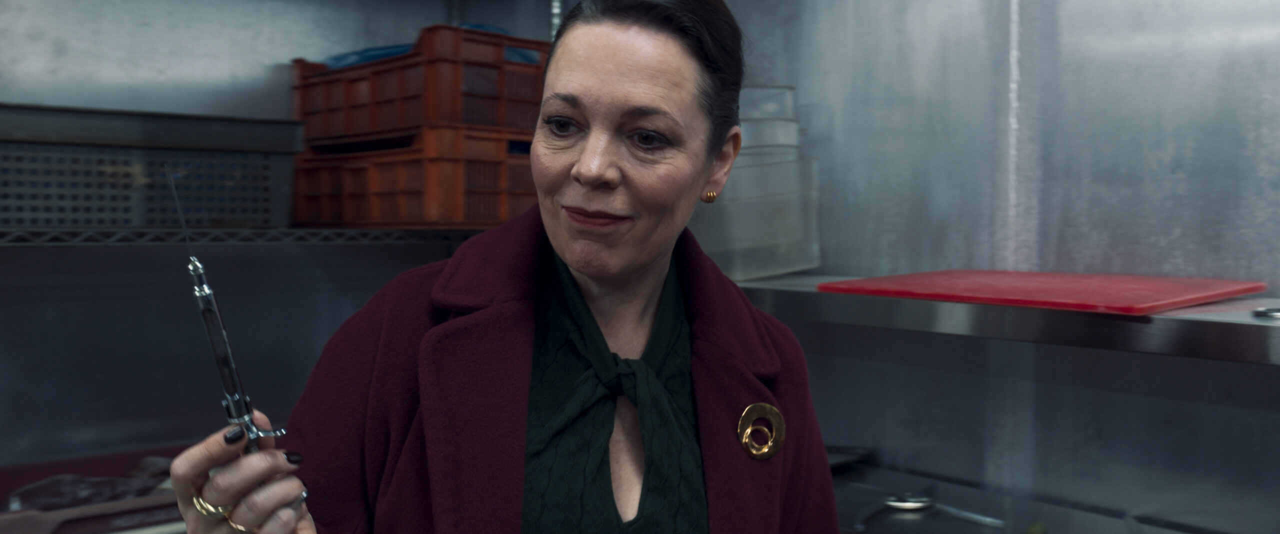 Olivia Colman in Kyle Bradstreet's Marvel Studios action-adventure spy thriller limited series, Secret Invasion Episode 2