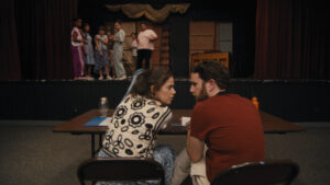 Molly Gordon and Ben Platt in Theater Camp