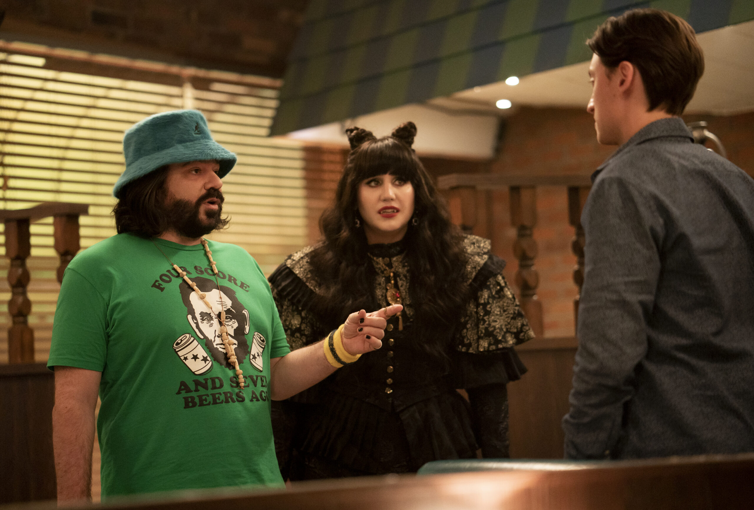 Matt Berry and Natasia Demetriou in FX Networks' What We Do in the Shadows Season 5 Episode 4