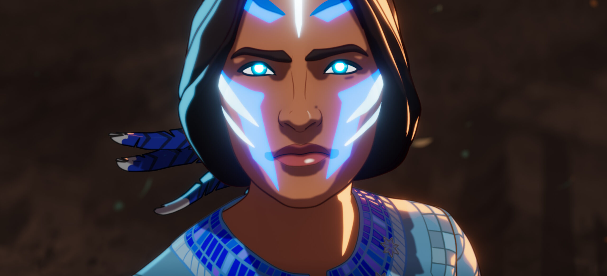 Devery Jacobs as Kahhori in Marvel Studios Animation's What If Season 2 Episode 6